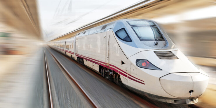 High Speed AVE Train In Spain