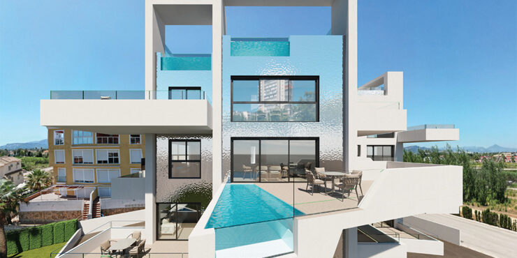 Luxury 3-Bedroom Coastal Apartments with Private Plunge Pools in Oliva- 0250282A