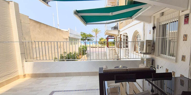 Frontline apartment for sale on Gandia beach with stunning sea views – 0260301
